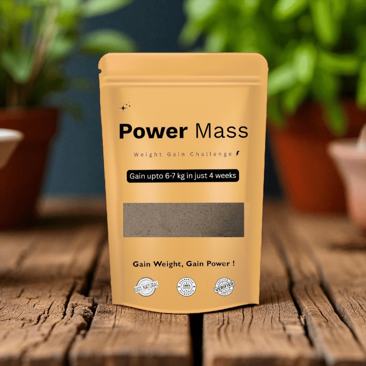 Power Mass - Natural Weight Gainer - Zubila