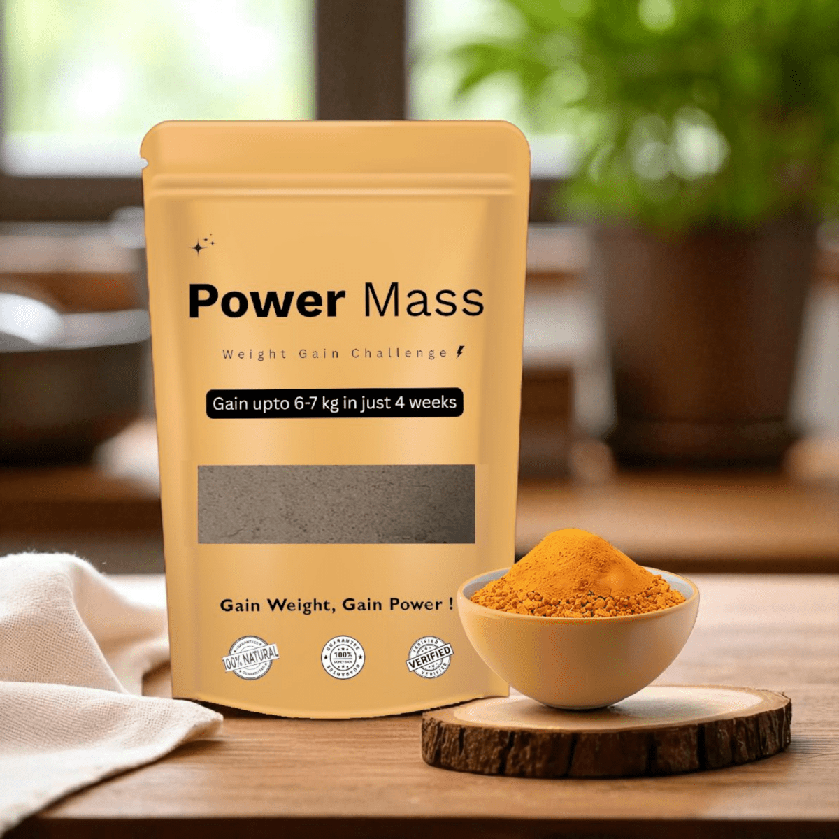 Power Mass - Natural Weight Gainer - Zubila